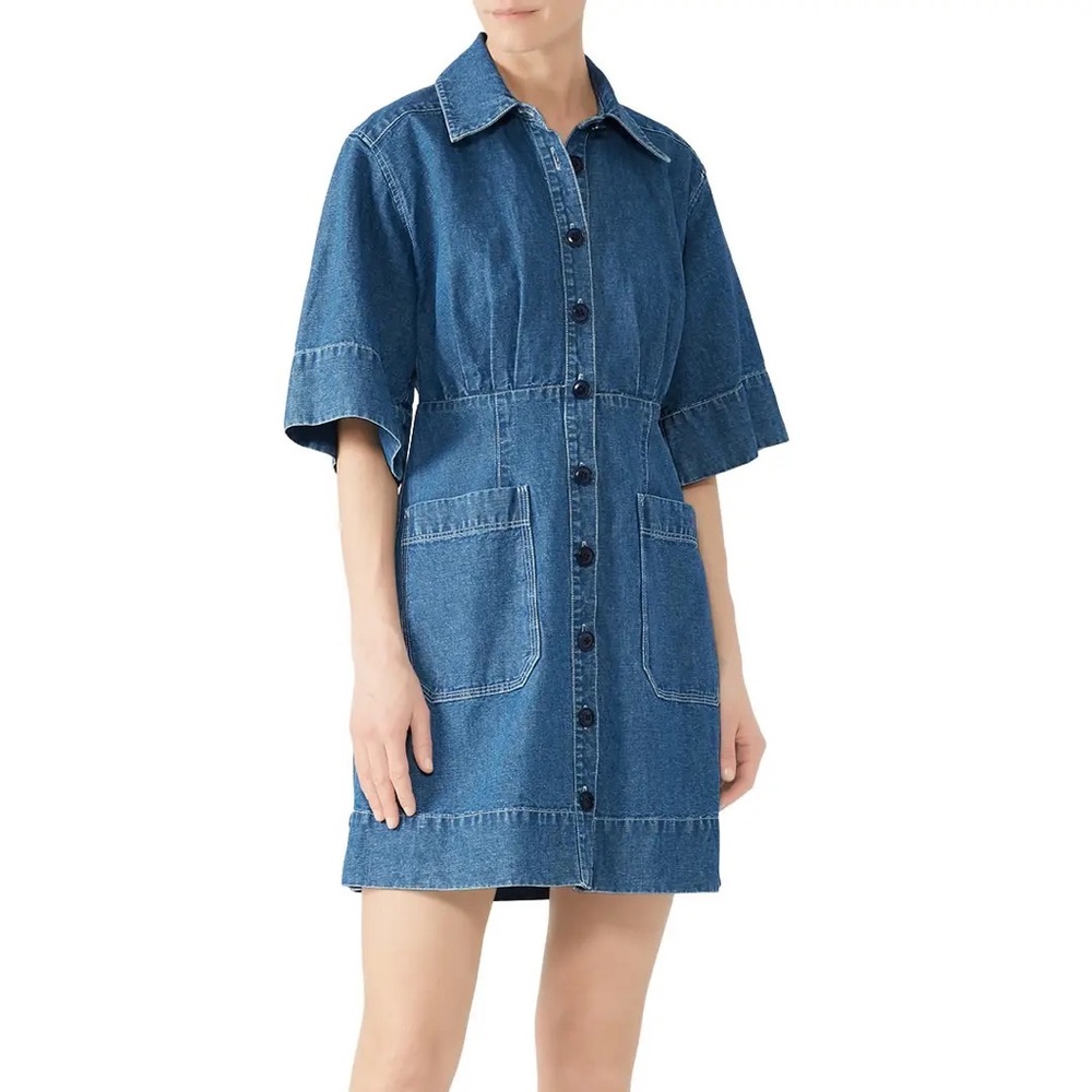 Sea New York Peper Denim Shirt Dress sz 6
